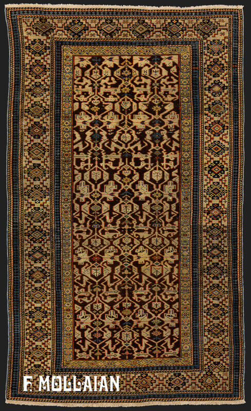 All-over Antique Caucasian Konakend Rug n °: 98466135